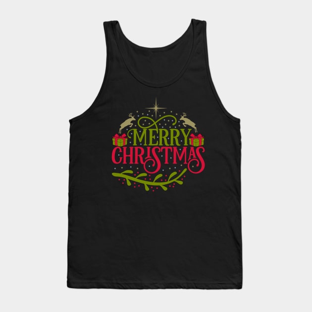 Merry Christmas Tank Top by holidaystore